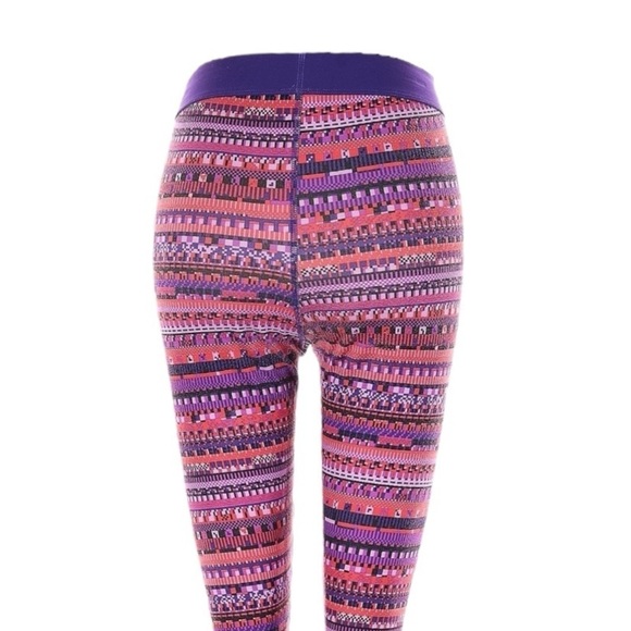 Nike Pro Hyperwarm Pink Nordic Print Training Tights Size S - Picture 5 of 11